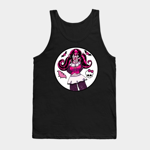 Draculaura Tank Top by Shard Art